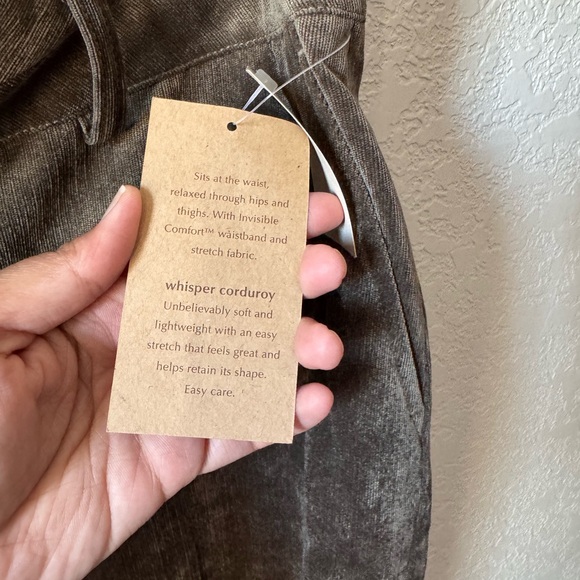 Coldwater Creek whisper corduroy pants boot cut sz 12 NWT goblincore fall winter - Picture 5 of 5